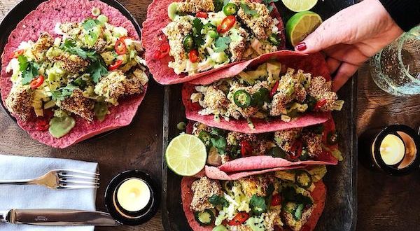Gezonde groenten tortillas